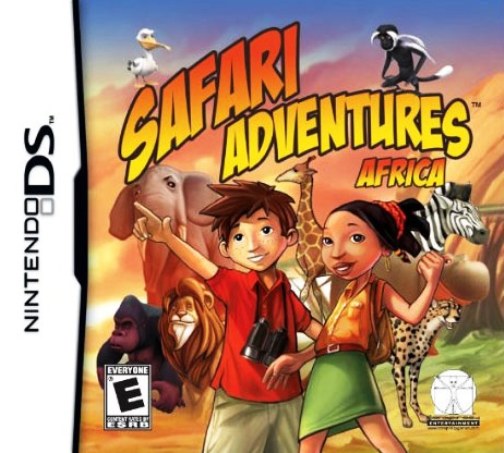 Safari Adventures: Africa box art for Nintendo DS